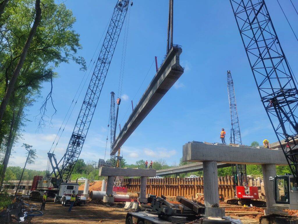 Time-lapse of Bridge Girder Placement - ICE, Civil Engineering ...